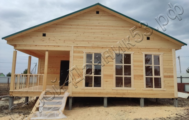 1 Брусовой дом ОД-11, 9х9м, 81М², Тульская область, Заокский район, КП «Покровское-Южное» (13)